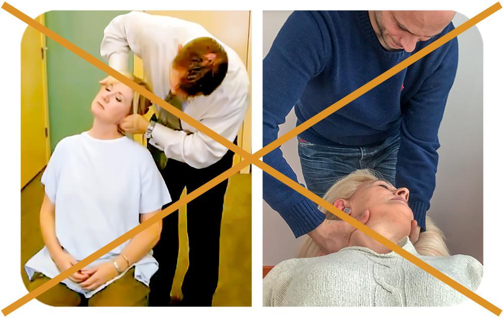 Gefahr chiropraktische HWS-Manipulationen Vermeiden Sie chiropraktische HWS-Manipulationen